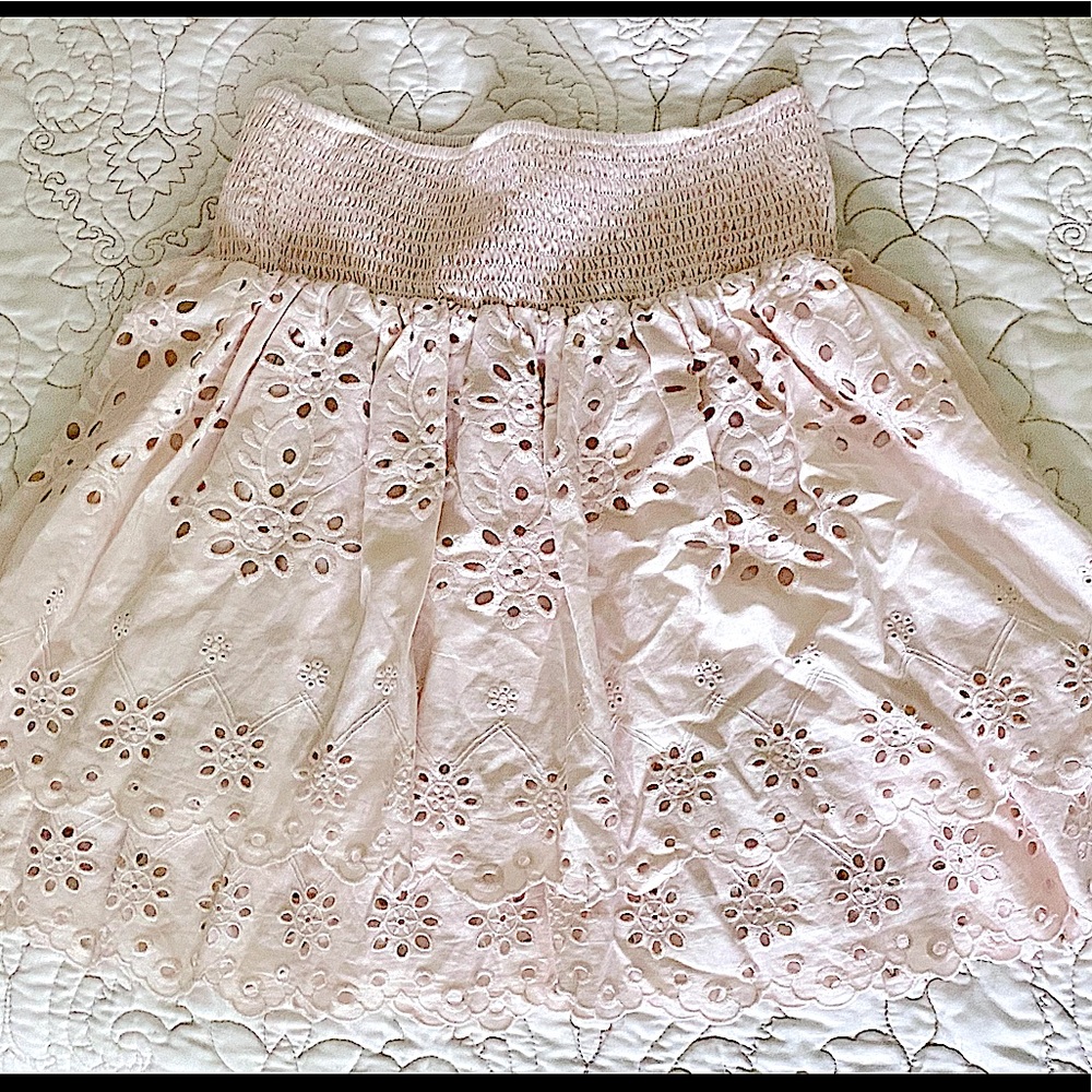 Shabby Chic Cream Skirt